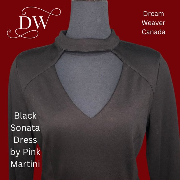 Sonata Black Dress | Pink Martini - Picture 3 of 8